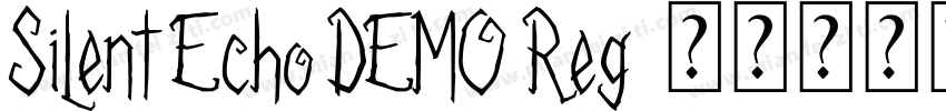 Silent Echo DEMO Reg字体转换